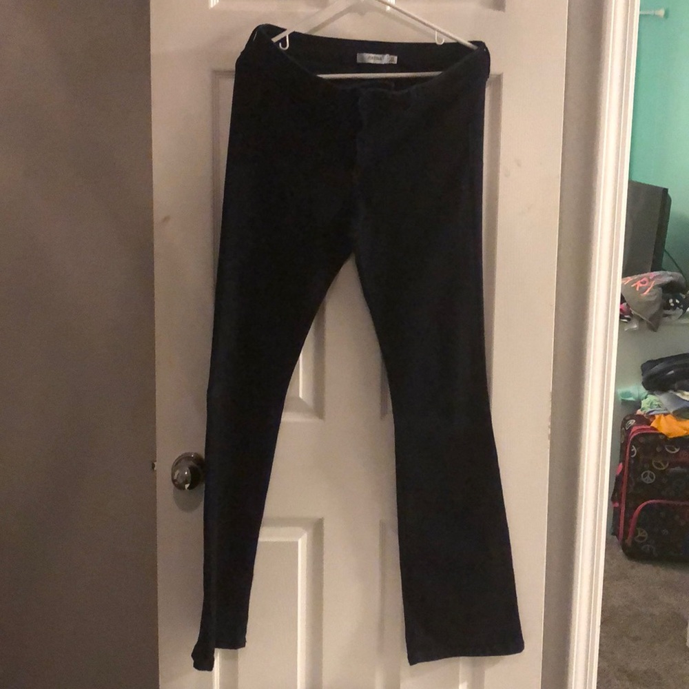 Dark blue jeans